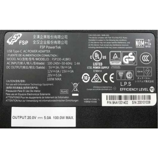 Alimentatore Elo Touch Solutions E369922 100W nero