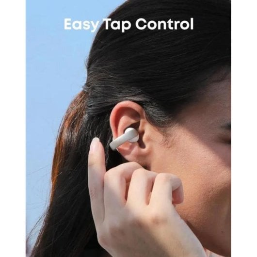Soundcore AeroClip kabellose Bluetooth Clip-On Kopfhörer mit 4 KI-Mikrofonen Champagne Mist