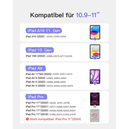 Clavier INATECK KB002 sans fil QWERTZ avec touchpad et switch à ciseaux Apple