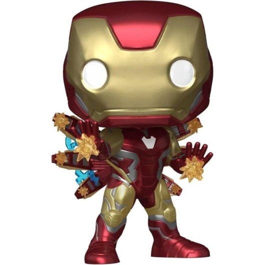 Figura de vinilo Funko POP! Plus Iron Man Fosforescente y Energía Translícida