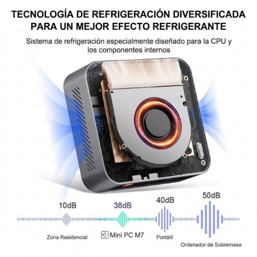 Mini PC Ninkear M7-1180G7 Intel Core i7 16GB 512GB SSD Iris Xe Windows 11