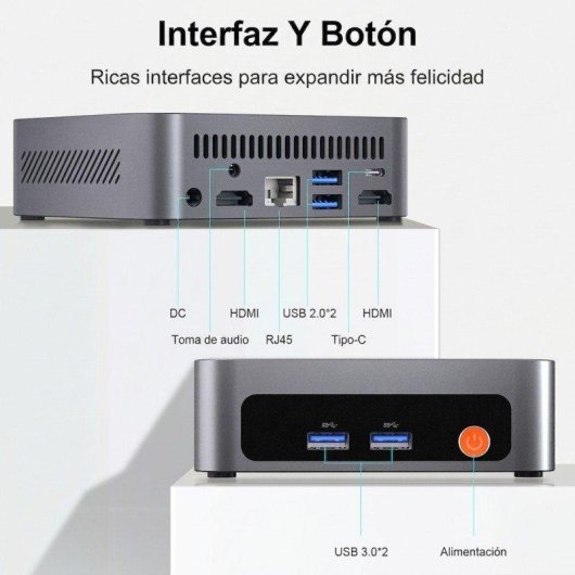 Mini PC Ninkear M7-1180G7 Intel Core i7 16GB 512GB SSD Iris Xe Windows 11