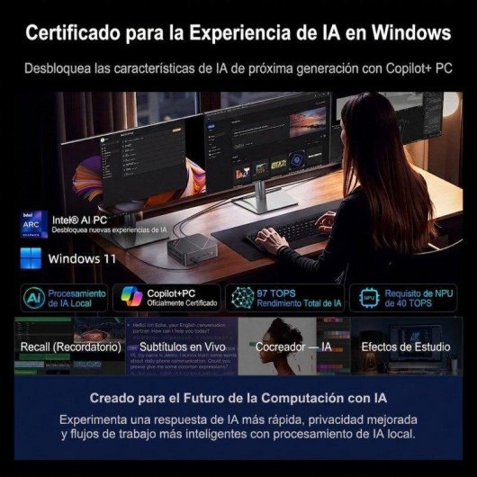 Mini PC Ninkear L20 Intel Core Ultra 5 226V 16GB 512GB SSD Intel Arc Windows 11