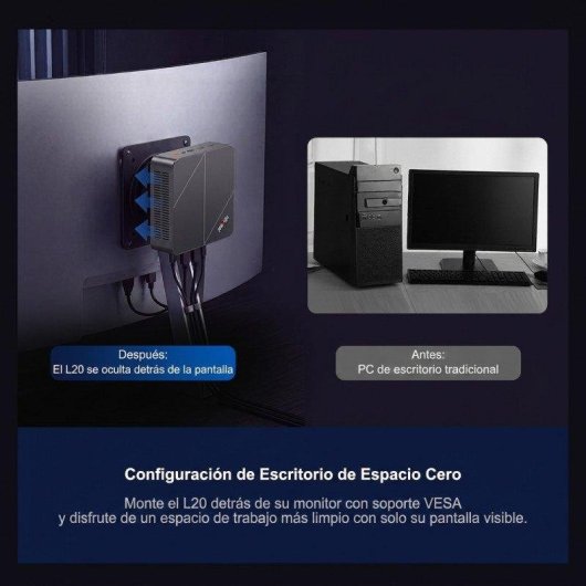 Mini PC Ninkear L20 Intel Core Ultra 5 226V 16GB 512GB SSD Intel Arc Windows 11