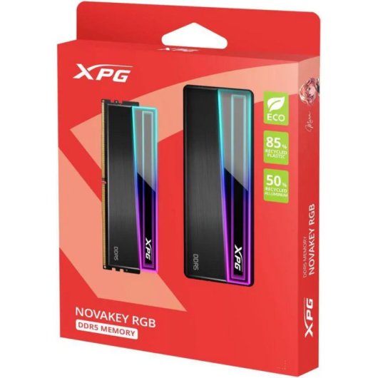 Arbeitsspeicher RAM GIGABYTE XPG NOVAKEY 32GB 2x16GB DDR5 5600MHz CL46 RGB AMD EXPO Intel XMP Schwarz