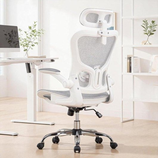 Sedia Gaming GTPLAYER Rete Bianca Regolabile Inclinabile 150 kg