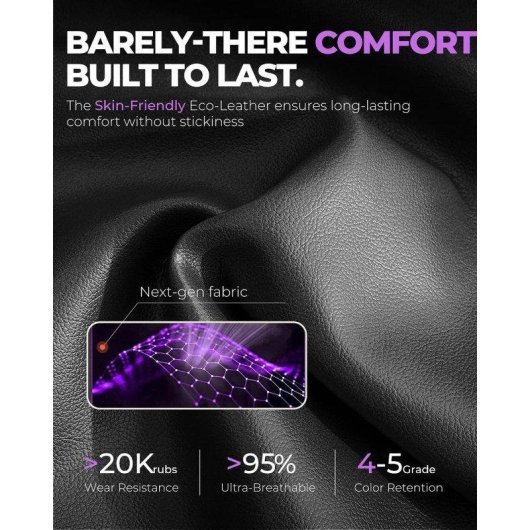 Chaise gaming GTPLAYER Ergonomique Repos-pieds 180 kg Lilas