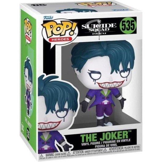 Figura de vinilo Funko Pop The Joker 535 DC Comics 9 cm con caja ventana