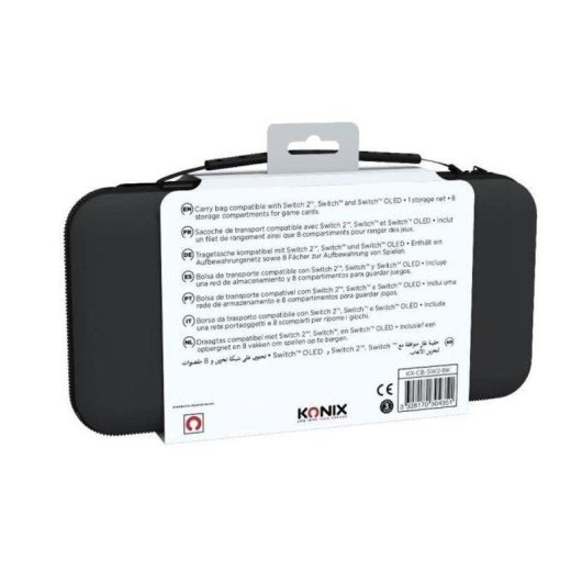 Capa protetora Konix para Nintendo Switch 2 e Switch OLED