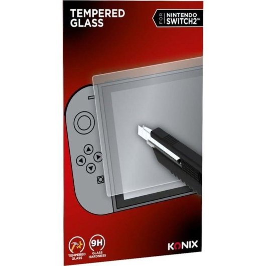 Protecteur ecran Konix 9H Nintendo Switch 2 Trasparente