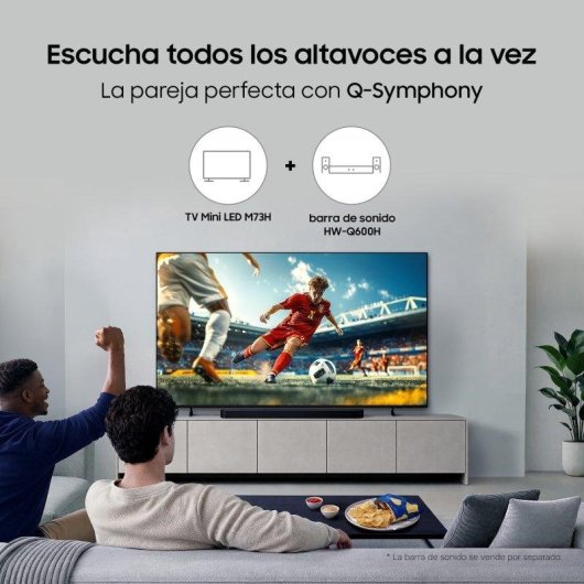 TV Samsung Mini LED TU85M73HAUXXC 85" 4K UltraHD 120Hz Smart TV Tizen HDR10 Vision AI