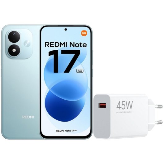 Xiaomi REDMI Note 17 5G 6GB 256GB 6.99" Azul + Cargador 45W