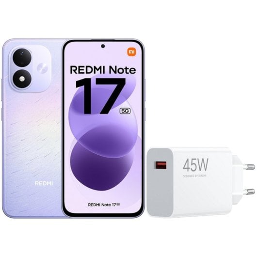 Xiaomi REDMI Note 17 5G 6GB 128GB 6.99" Púrpura + Cargador 45W
