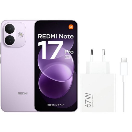 Xiaomi REDMI Note 17 Pro 5G 6GB 256GB 6.83" Púrpura + Cargador 67W