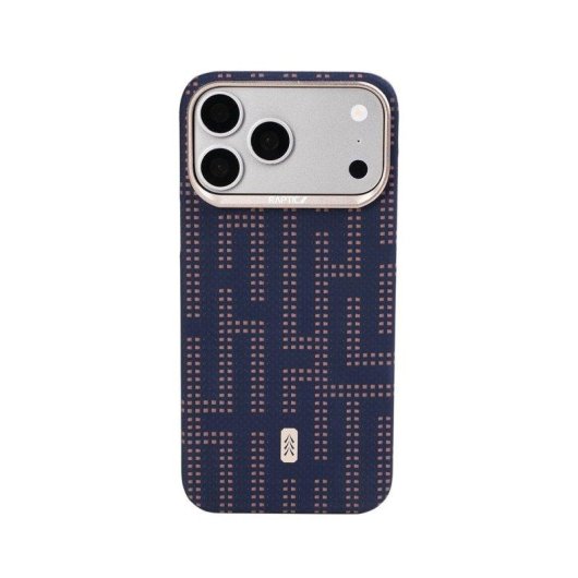 Capa Raptic Skin Grid Wisdom Fibra de Aramida para iPhone 17 Pro Max