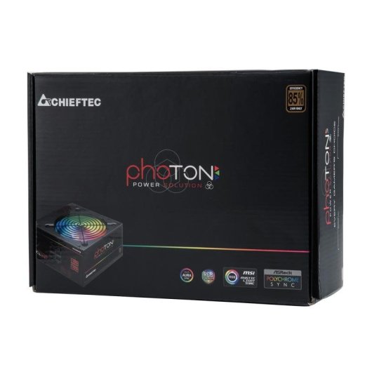 Alimentatore Chieftec Photon 750W 85% efficienza semi-modulare RGB