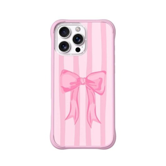 Cover Youngkit CH4 Swan Kiss Silicone Rosa Caldo Compatibile MagSafe iPhone 16 Pro Max
