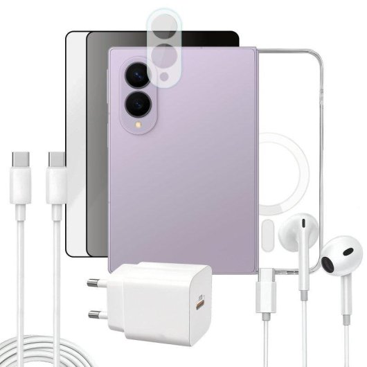 Apokin 7-in-1 Set Magnetische Hülle Transparent und Zubehör für Galaxy Z Fold8