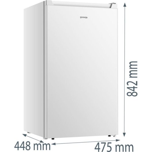 Frigorifero Una Porta Gorenje RB39EPW4 Defrost 84cm 82L E Bianco