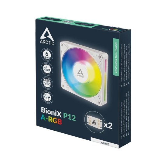 Kühlung Luft Arctic BioniX P14 A-RGB 140 mm 400-2500 RPM LED RGB