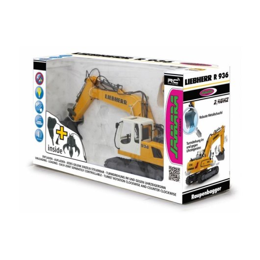 Excavadora a escala JAMARA Liebherr R936 1:20 por radio