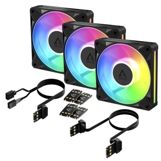 Refrigeração Ar ARCTIC BioniX P12 A-RGB 120mm 450-3000 RPM PWM