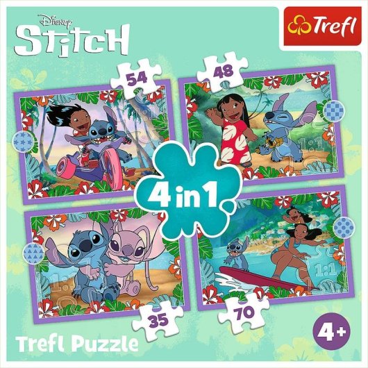 Puzzle Trefl Stitch Disney 54 Pieces