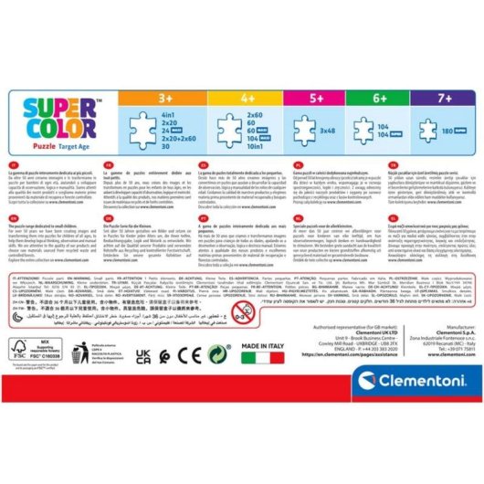 Rompecabezas Clementoni Supercolor 25300 48 Piezas Infantil