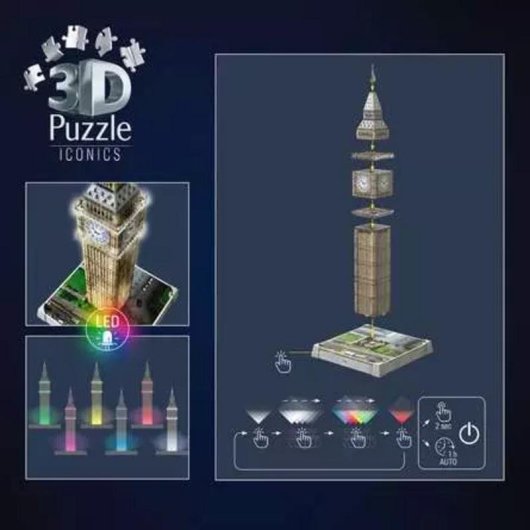Puzzle 3D Ravensburger 12008025 216 piezas edificios para adultos y niños