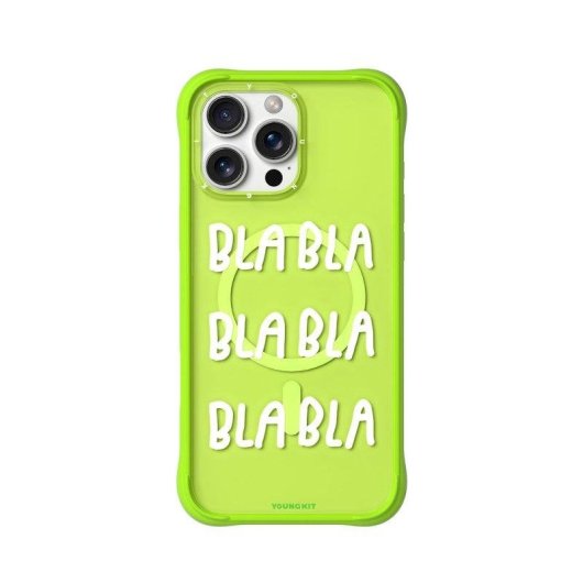 Cover YoungKit CH3 Coffee Time 2.0 Silicone Verde Compatibile MagSafe iPhone 16 Pro Max