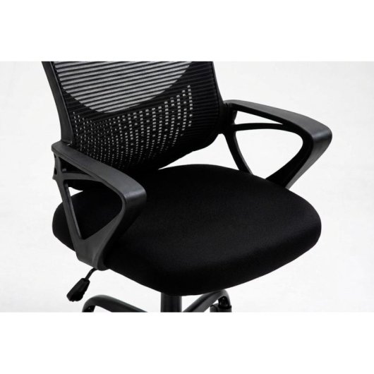 Sedia da ufficio Activejet ergonomica con seduta imbottita e schienale a rete