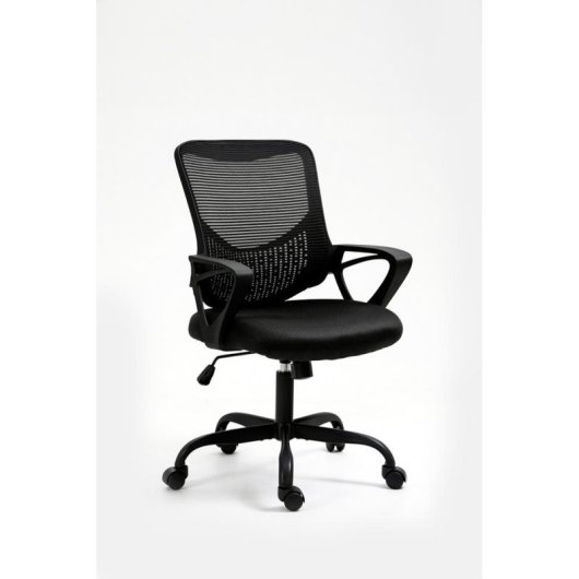 Sedia da ufficio Activejet ergonomica con seduta imbottita e schienale a rete
