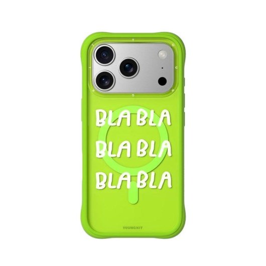 Cover Youngkit CH3 Coffee Time Silicone Verde Compatibile MagSafe iPhone 17 Pro Max