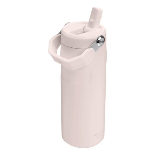 Taza de viaje Stanley IceFlow Flip Straw 2.0 Rosa Acero inoxidable 470 ml