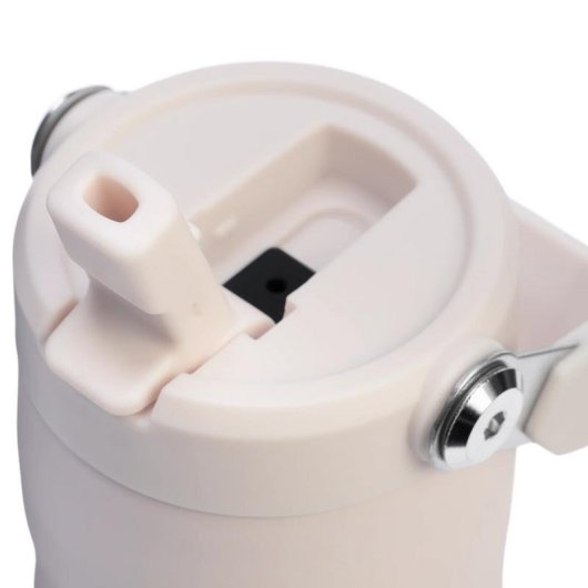 Taza de viaje Stanley IceFlow Flip Straw 2.0 Rosa Acero inoxidable 470 ml
