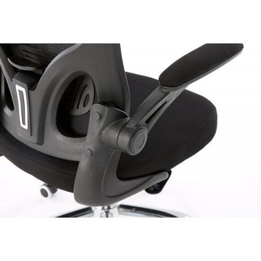 Silla de oficina ergonómica Topeshop Dory Negra malla