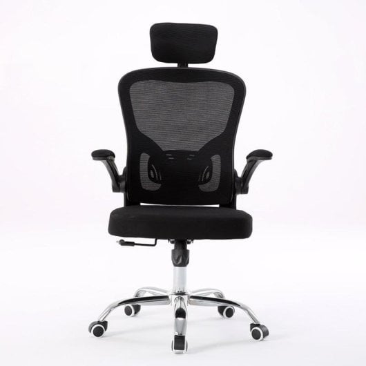 Silla de oficina ergonómica Topeshop Dory Negra malla