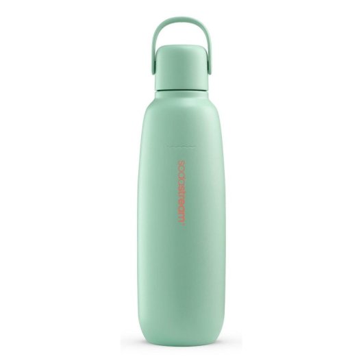 Botella para bebida carbonatada SodaStream Fizz & Go acero inoxidable menta