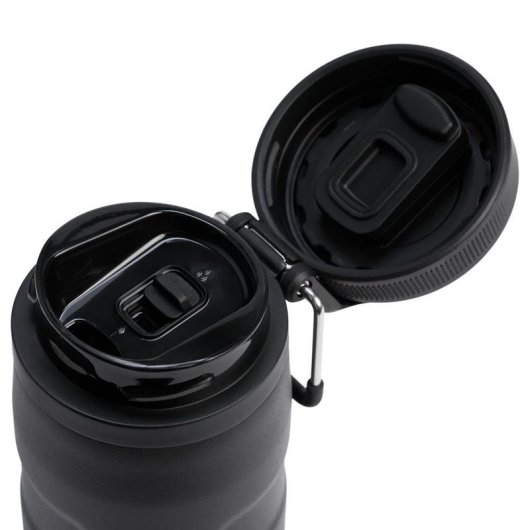 Tasse de voyage Stanley IceFlow Twist Flip Noire Inox 470 ml