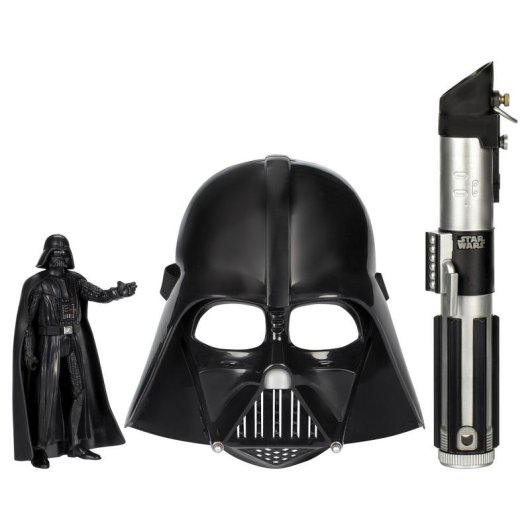 Figurine Hasbro Star Wars avec masque et sabre multicolore