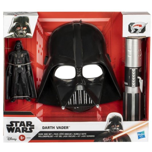 Figurine Hasbro Star Wars avec masque et sabre multicolore