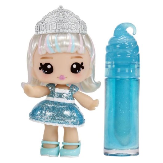 Muñeca MGA Entertainment Yummiland Lipgloss Doll Callie Birthday Cake minifigura multicolor