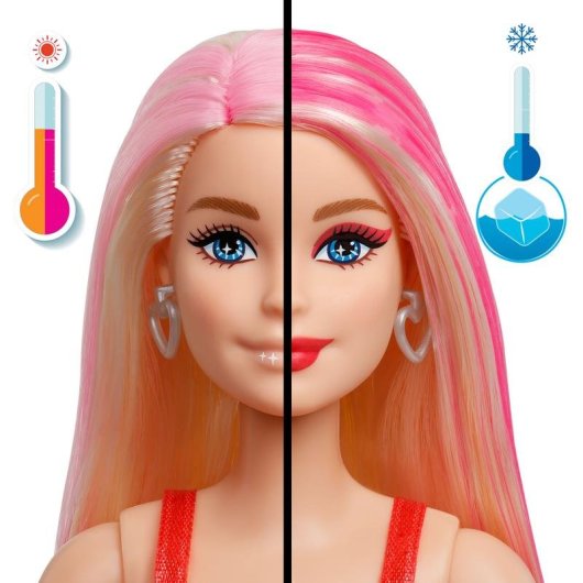 Muñeca Barbie Glam Party Red Sparkle Party Unboxed con 10 sorpresas