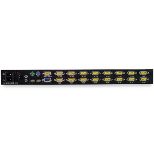Console KVM StarTech 16 ports VGA 17 pouces rack 1U
