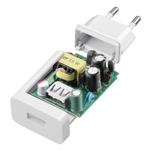 Cargador USB Cellularline Adaptive Fast Charger 15W Samsung Blanco