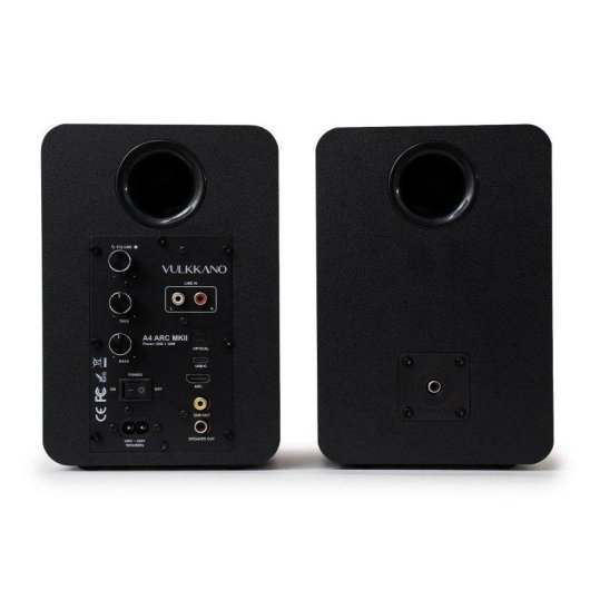 Colunas Vulkkano A4 Arc Mkii Bluetooth USB-C 60W com grelha magnética