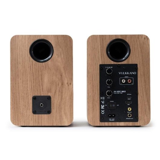 Colunas Vulkkano A4 Arc Mkii Bluetooth USB-C 60W com grelha magnética