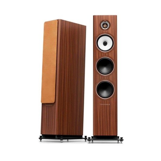 Altavoces Triangle suelo 130W 3 vías con bi-amplificación y acabados variados