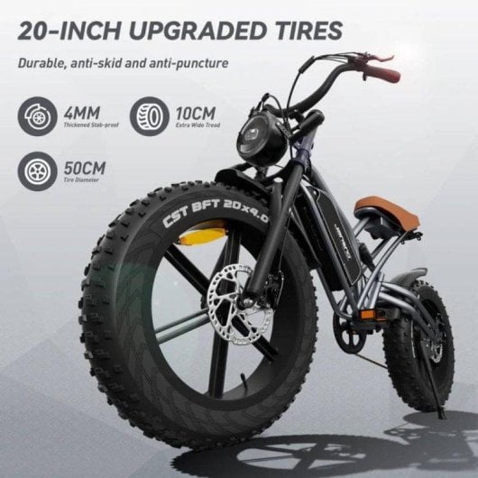 Vélo électrique Jansno X50 Puissance 1000W Autonomie 80 km