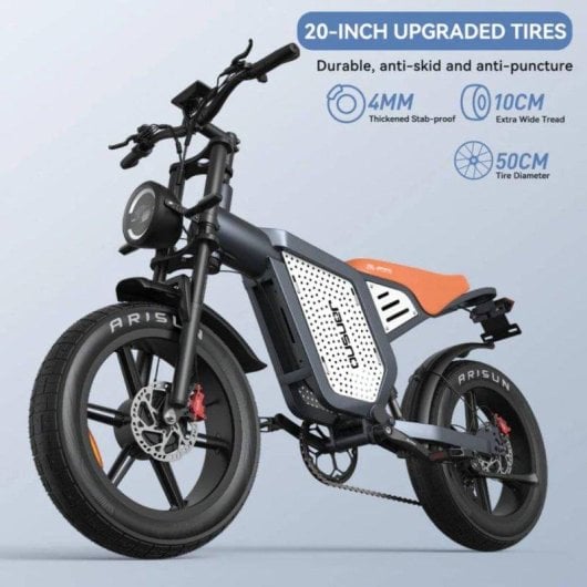 Velo electrique Jansno X60 Double moteur 750 W x 2